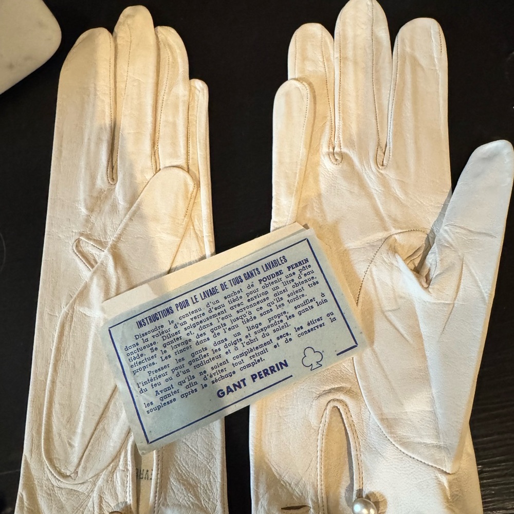 Gant Perrin 1960s Vintage Leather Gloves Never Worn